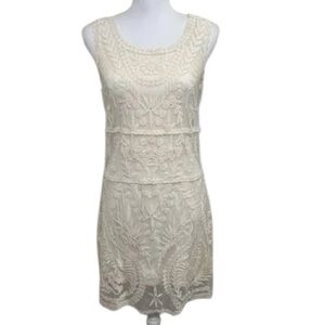 NWOT Express Lace Sleeveless Mini Bodycon Dress w/ inner shell Size Small